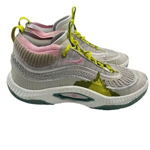 Men's 10.5 Nike Cosmic Unity 3 Basketball Shoes Sneakers Green Pink Beige DV9087